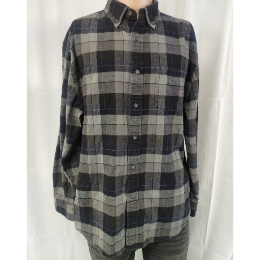 Pendleton Men's Grey/Black Shirt/Button Up Size L SKU 3749